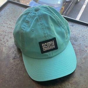 Scotty Cameron Titleist Teal Cotton BallCap with Adjustable Strap Back